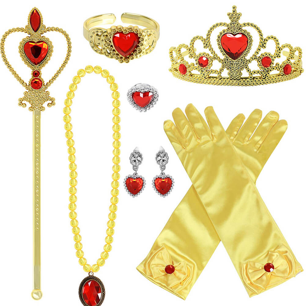 Princess Dress Up Accessories Halloween Cosplay 7PCS Set