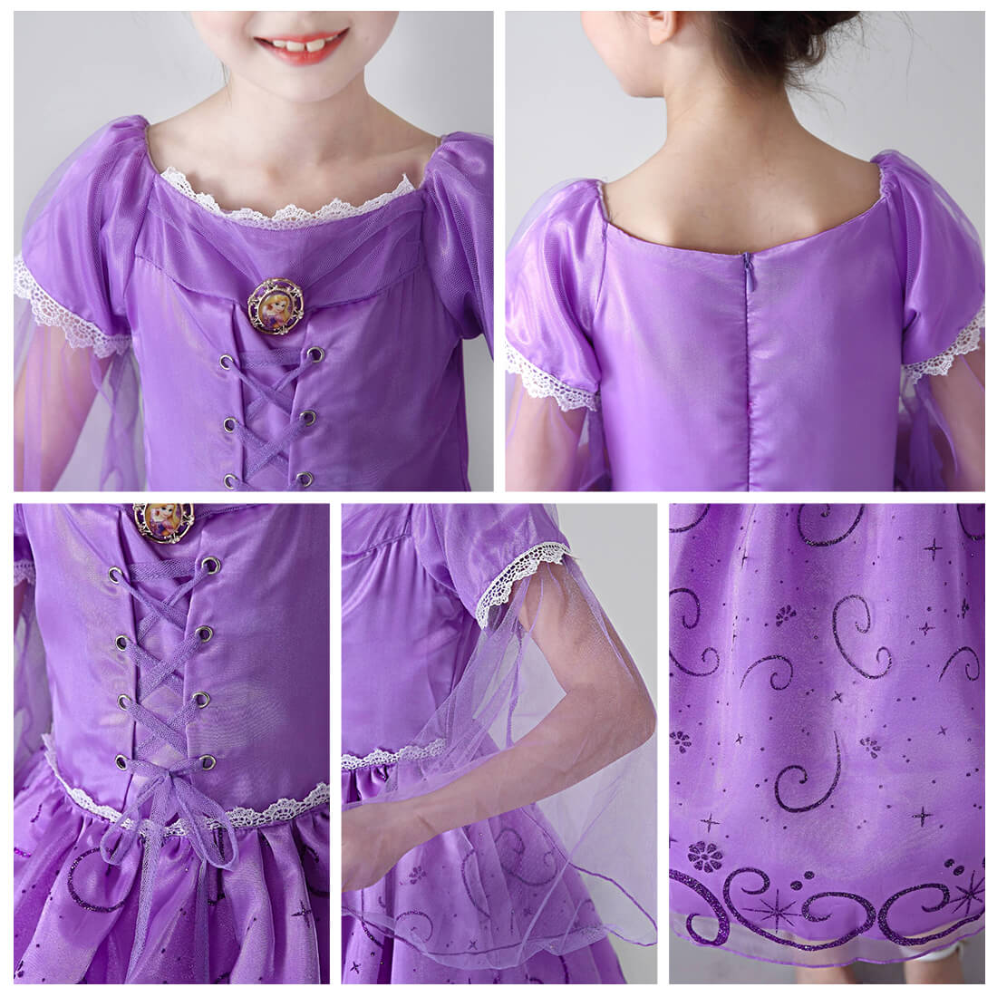 sofia princess dress up Costume Cosplay Dress Sofia Costume Sofia the First Princess Sofia Mermaidcosplay