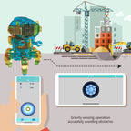 DIY Remote Control Intelligent Robot Programable Bluetoot Educational Induction Robotic