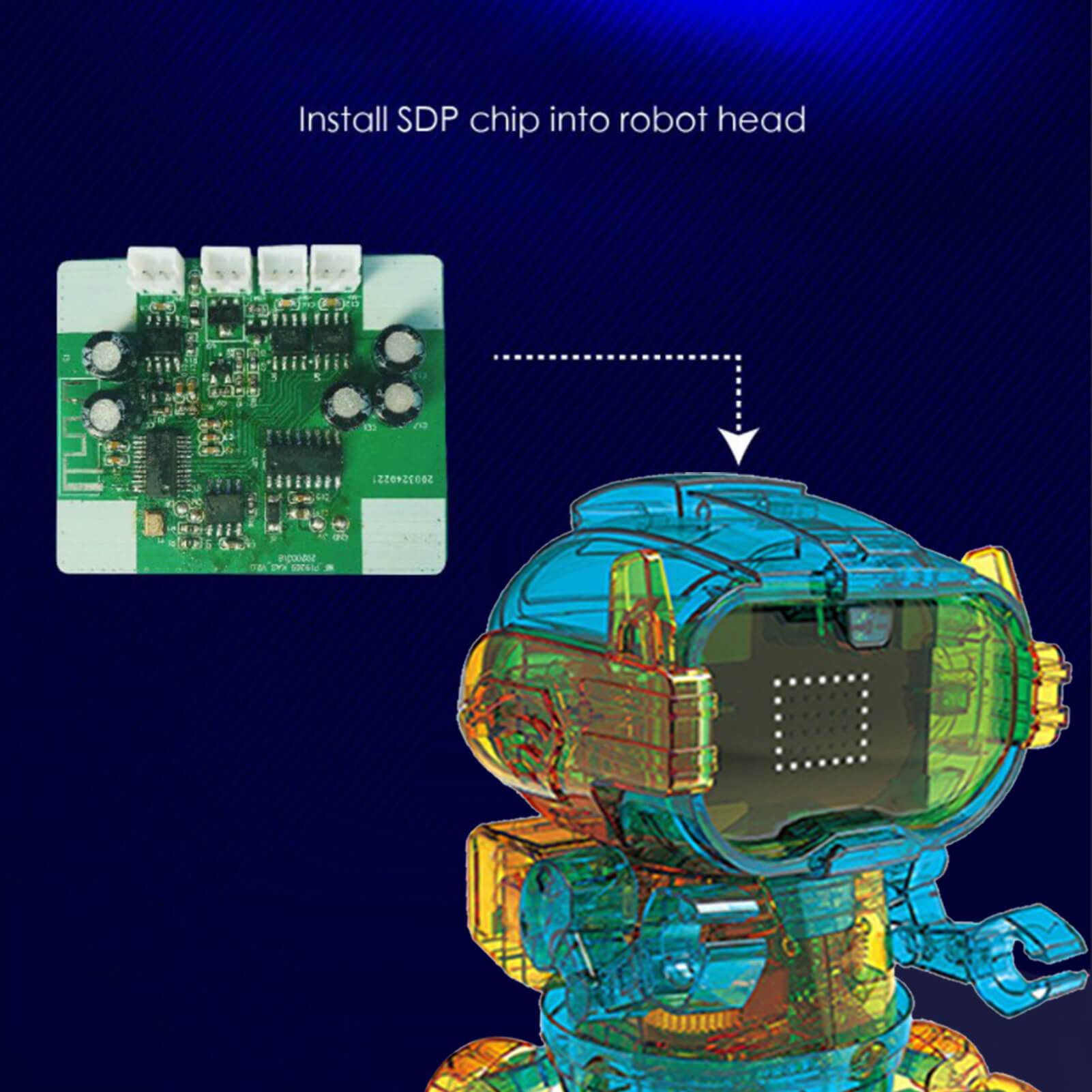 DIY Remote Control Intelligent Robot Programable Bluetoot Educational Induction Robotic