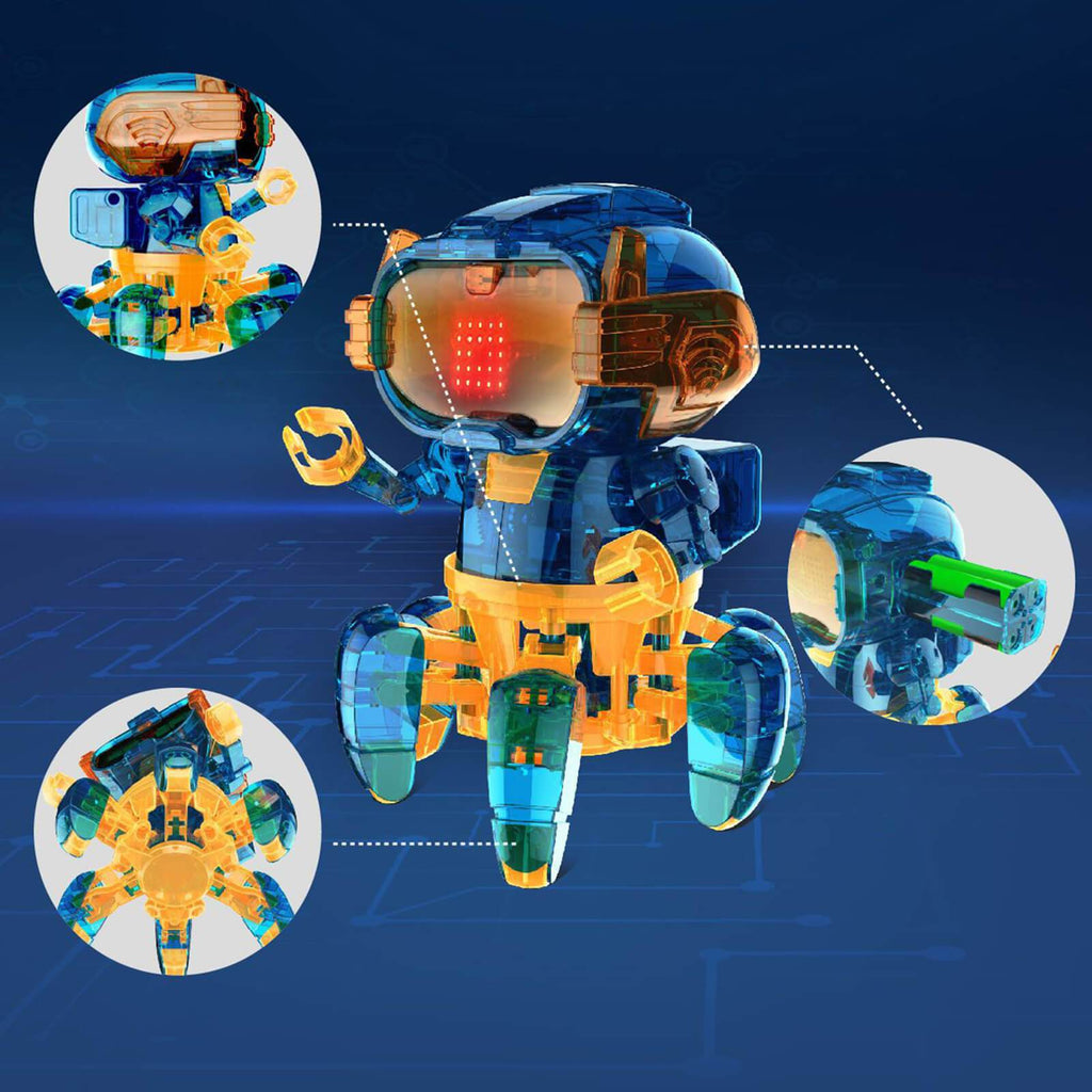 DIY Remote Control Intelligent Robot Programable Bluetoot Educational Induction Robotic