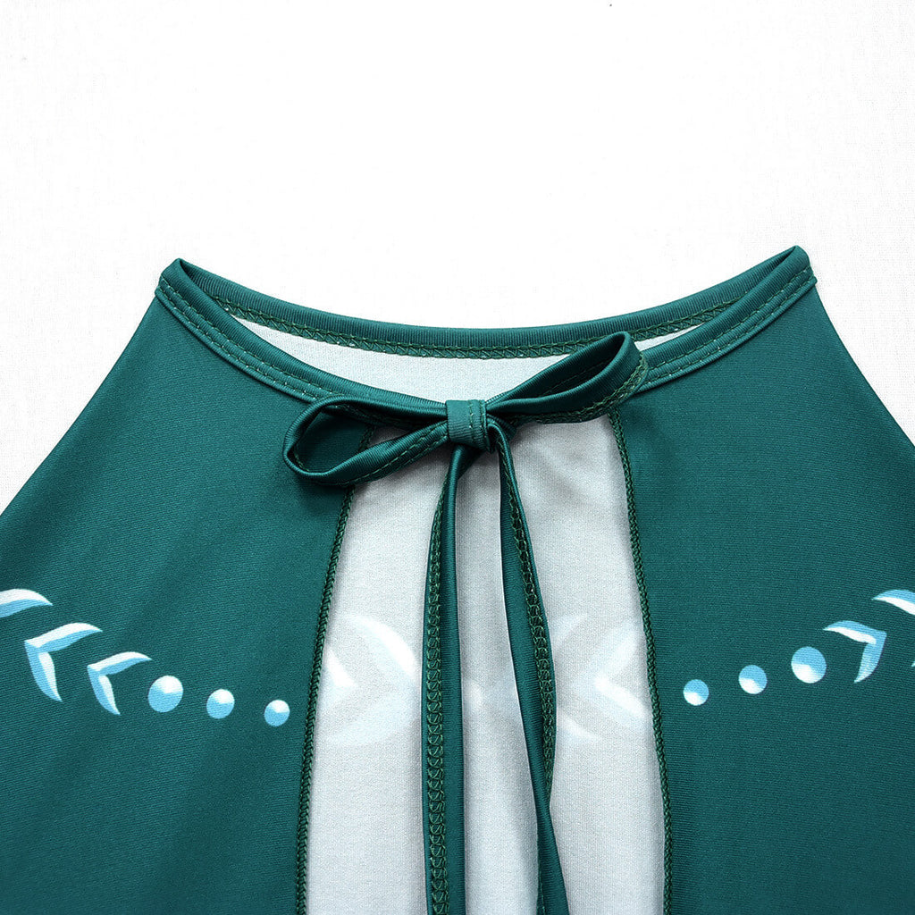 Snow Queen Anna Dress Kids Party Cosplay Outfit Ice Princess Costume Dress with Cloak