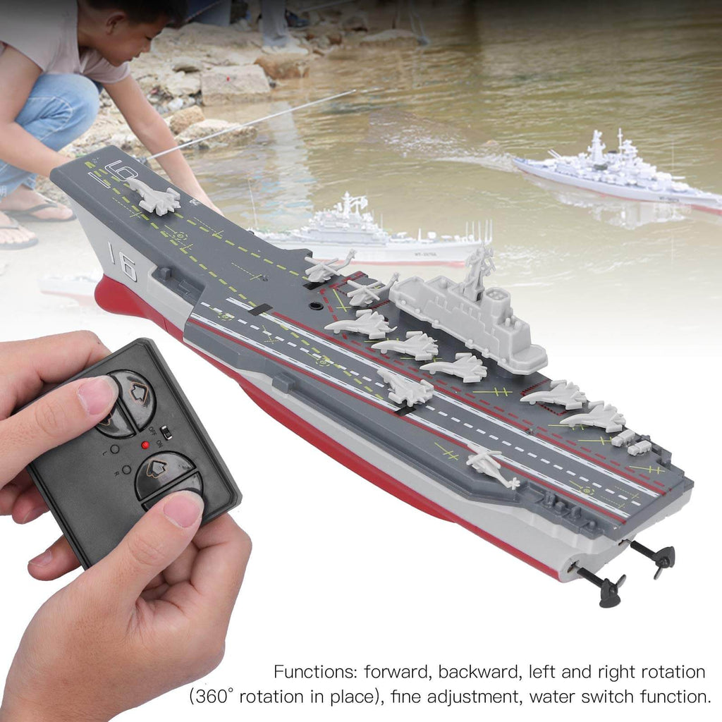 RC Aircraft Carrier Remote Control Battleship Model Warship Cruiser Electric Waterproof Boat Toy Gift