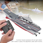 RC Aircraft Carrier Remote Control Battleship Model Warship Cruiser Electric Waterproof Boat Toy Gift