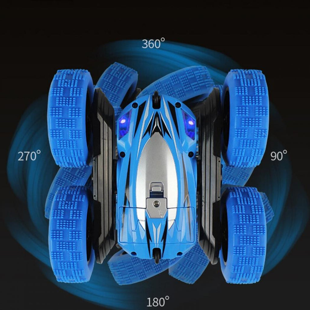 Remote Control Stunt Racing Car High Speed Double Sided 360 Rotating Tumbling Flips with Flashing Lights