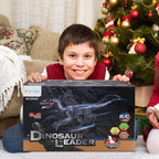 Kids RC Dinosaur Toys Roaring Velociraptor with Lights and Sound Electronic Dinosaur Robot