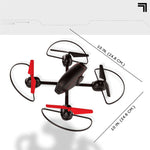 RC Drone with Streaming Camera 10" Mach X Auto-Orientation Camera Drone Remote Control Quadcopter