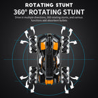 RC Water Bomb Car 360 Rotate Remote Control Stunt Tank Car with Light and Music