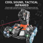 RC Water Bomb Car 360 Rotate Remote Control Stunt Tank Car with Light and Music