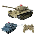 Remote Control Tank RC Vehicle Full-Function Stunt Car with Movable Turret for Kids