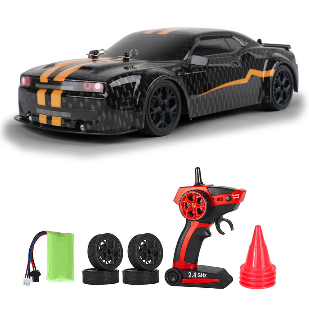 RC Drift Car High Speed 4WD Racing Stunt Vehicle Hellcat Fast GTR Remote Control Toy Cars
