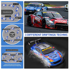 Drift RC Car 1:16 GTR Racing Vehicle High Speed Remote Control Subaru Brz Sport Car for Kids Adults