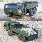 RC Truck 6x6 Off-road Rock Crawlers 1/16 Remote Control Military Vehicles All Terrains RC Car