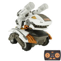 2.4GHz Remote Control Dinosaur Car Monster Truck Cartoon Smart Stunt Tank With Realistic Tank and Dino Sounds