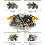 2.4GHz Remote Control Dinosaur Car Monster Truck Cartoon Smart Stunt Tank With Realistic Tank and Dino Sounds