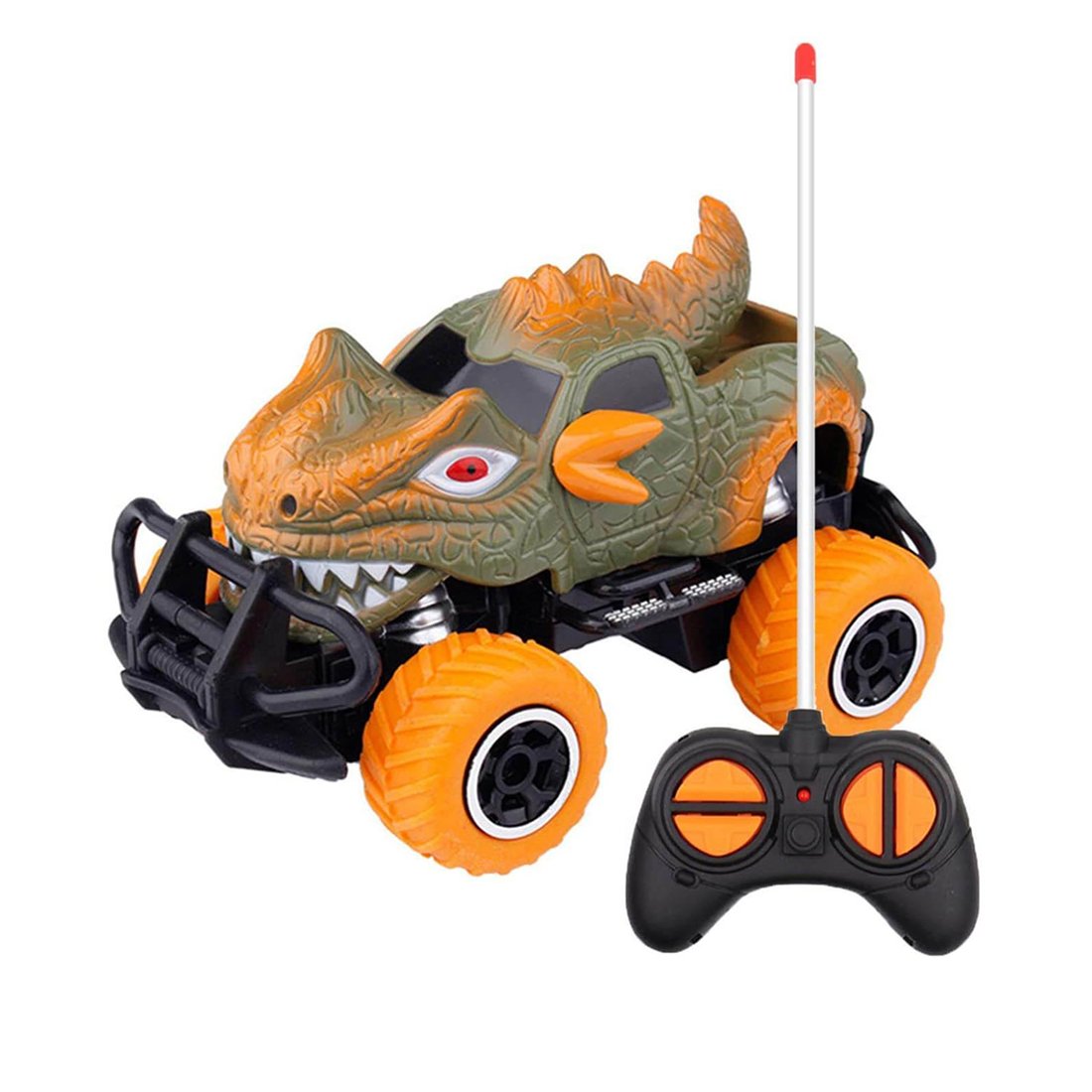1:43 Remote Control Dinosaur Car Mini Monster Stunt Truck Innovation Toy For Children