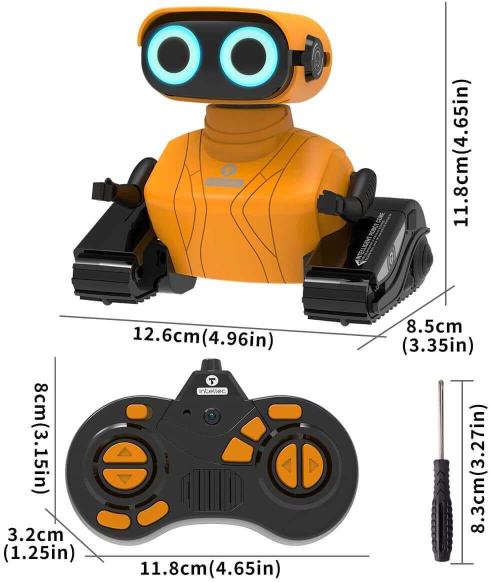 2.4GHz Remote Control Robot With LED Eyes Dance and Sounds Smart Toys For Kids