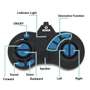 2.4GHz Remote Control Robot With LED Eyes Dance and Sounds Smart Toys For Kids