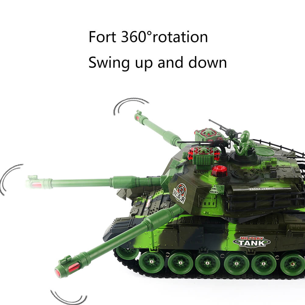 Kids RC Battle Tank Remote Control Army Tank Super Battle Launch Remote Tanks