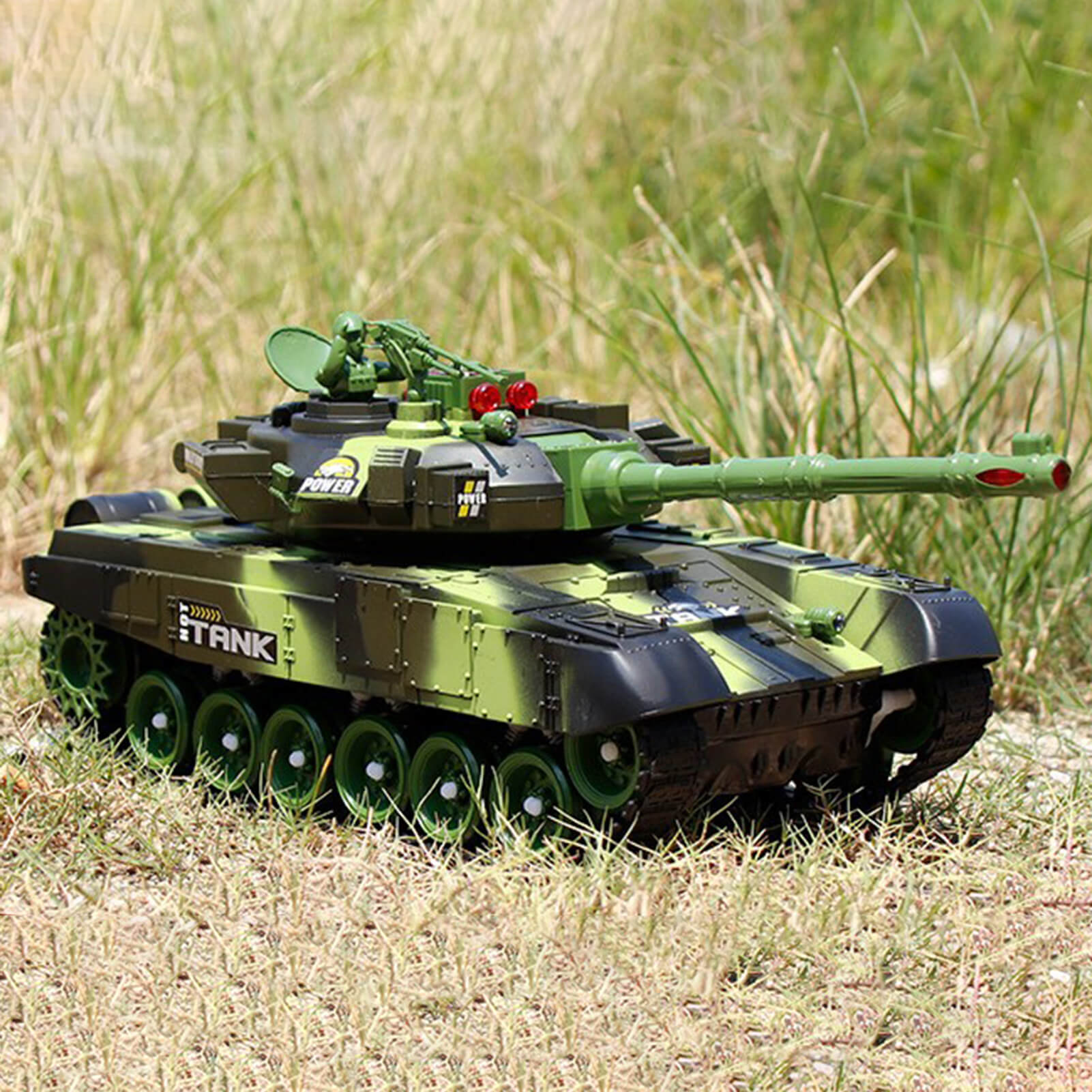 Kids RC Battle Tank Remote Control Army Tank Super Battle Launch Remot ...