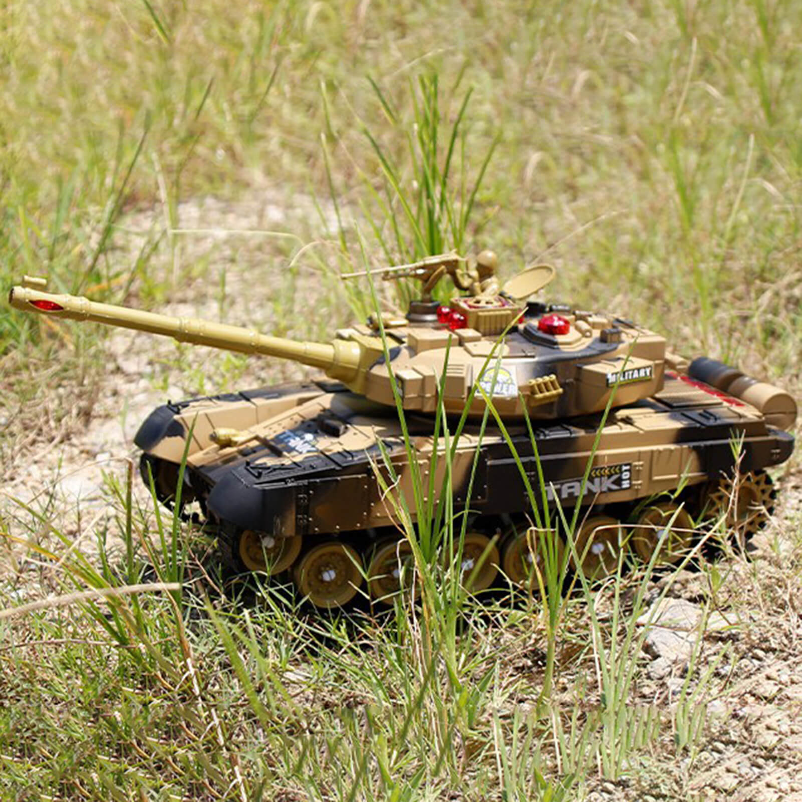 Kids RC Battle Tank Remote Control Army Tank Super Battle Launch Remot ...