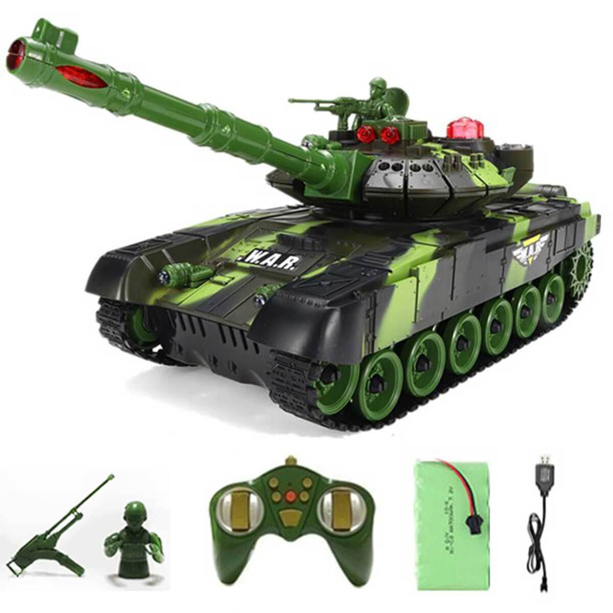 Kids RC Battle Tank Remote Control Army Tank Super Battle Launch Remote Tanks