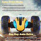 1:14 High Speed RC Car Lighting Remote Control Bumblebee Stunt Race Car