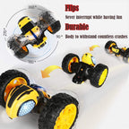 1:14 High Speed RC Car Lighting Remote Control Bumblebee Stunt Race Car
