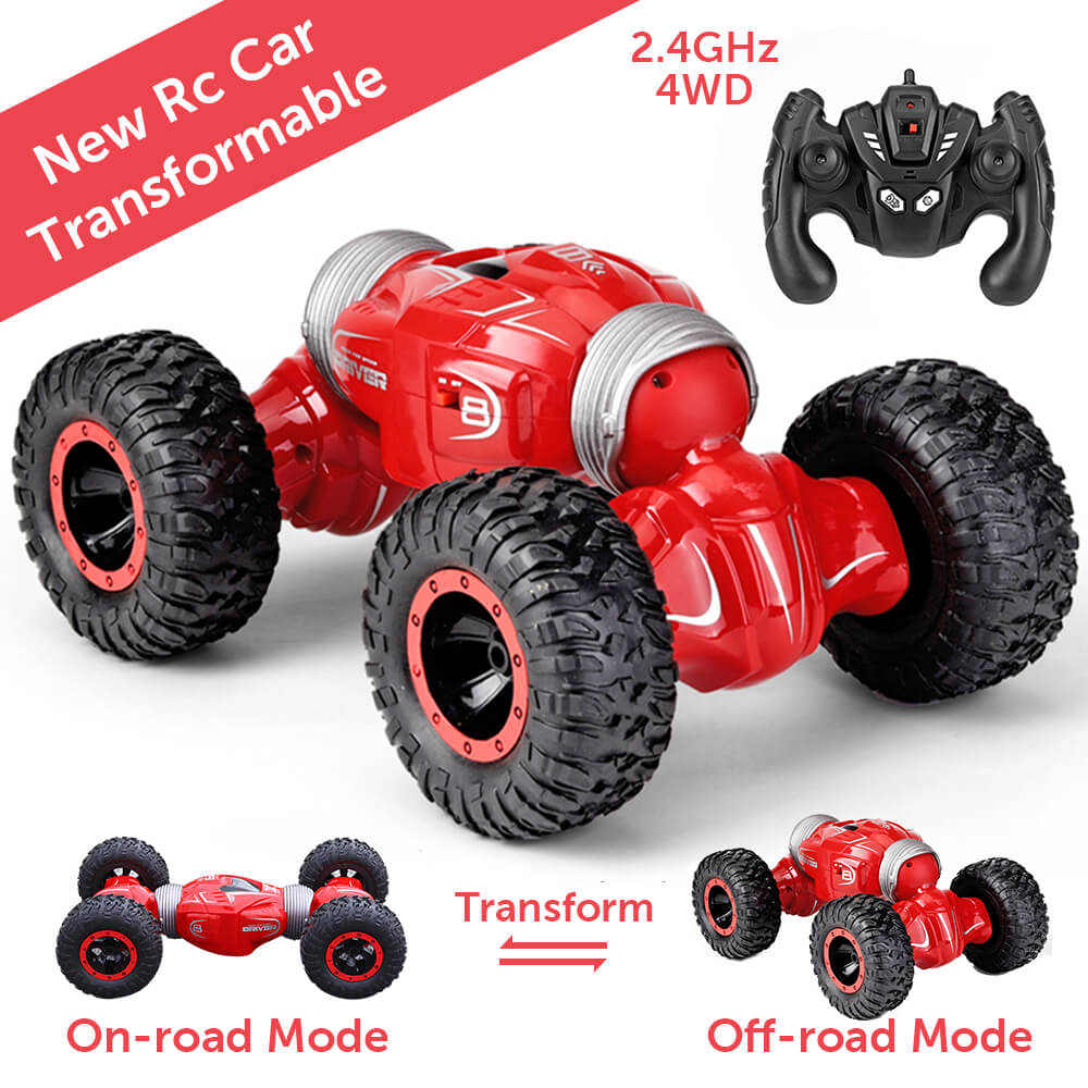 RC Cars For Kids - 1:16 RC Twist Car 4WD Rechargable Remote Control Climber RC Car