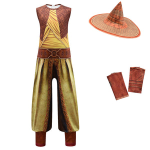 Raya and The Last Dragon Costume 2021 New Warrior Raya Outfit For Adults/Youth