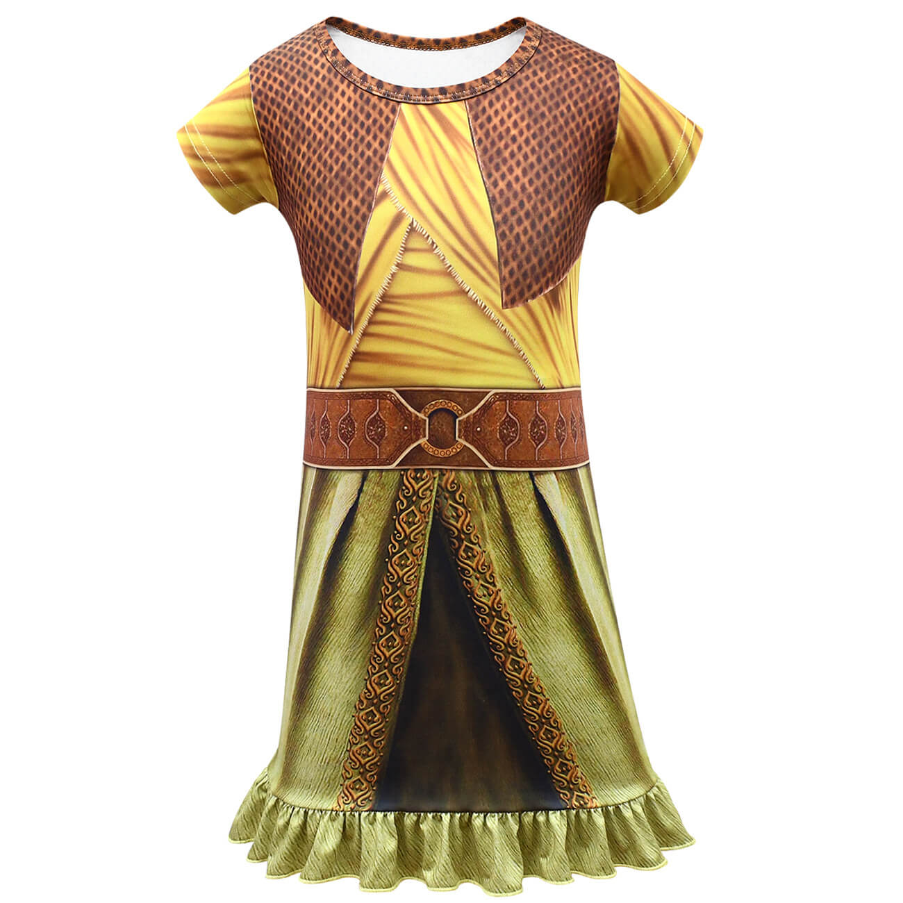 2021 New Princess Dress Warrior Cosplay Dress Up For Kids