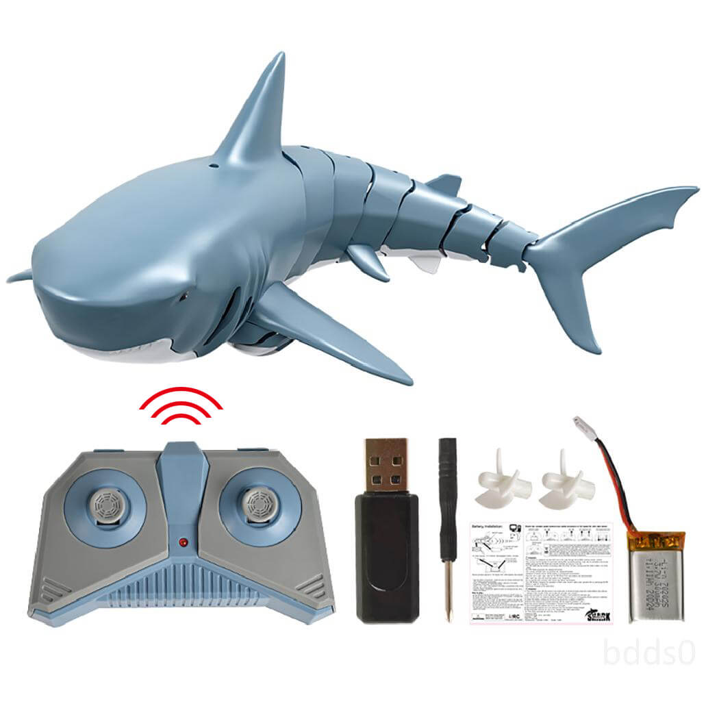 RC Boat Remote Control Racing Boat Simulation Shark Spoof Jokes Interesting Prank Toys Halloween Party Scary Toys For Children