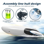 2.4G RC Boat High-speed Double-sided Remote Control Boat Children's Toys for Pools and Lakes