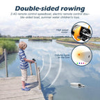 2.4G RC Boat High-speed Double-sided Remote Control Boat Children's Toys for Pools and Lakes