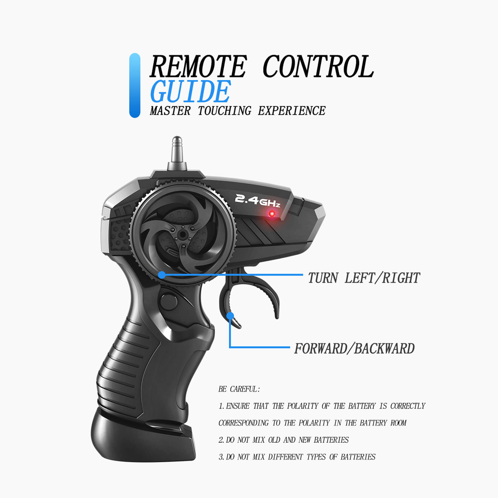 2.4G RC Boat High-speed Double-sided Remote Control Boat Children's Toys for Pools and Lakes