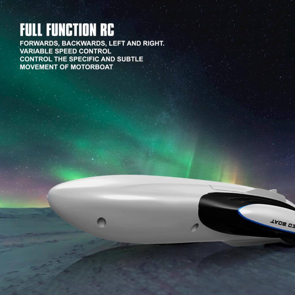 2.4G RC Boat High-speed Double-sided Remote Control Boat Children's Toys for Pools and Lakes
