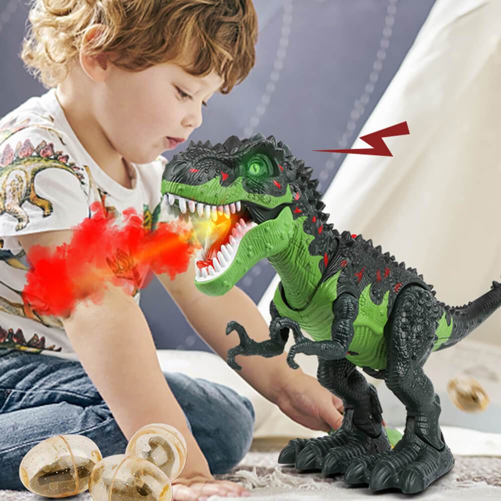 Realistic Remote Control Dinosaur Walking Spray Simulation T-Rex Robot Dinosaur Toy
