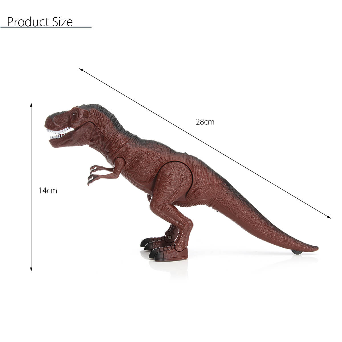 Realistic Infrared Remote Control Walking Dinosaur Best Tyrannosaurus Robot Gift For Kids