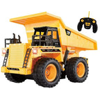 1:22 2.4Ghz 6CH RC Dump Truck Engineering Car Heavy Duty Construction Vehicle With Light Sound