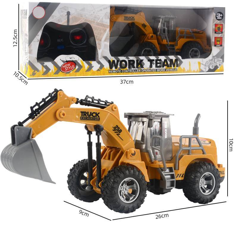 1:32 5 Channels Remote Control Engineering Truck Mini Excavator Bulldozer Tractor Dump Truck