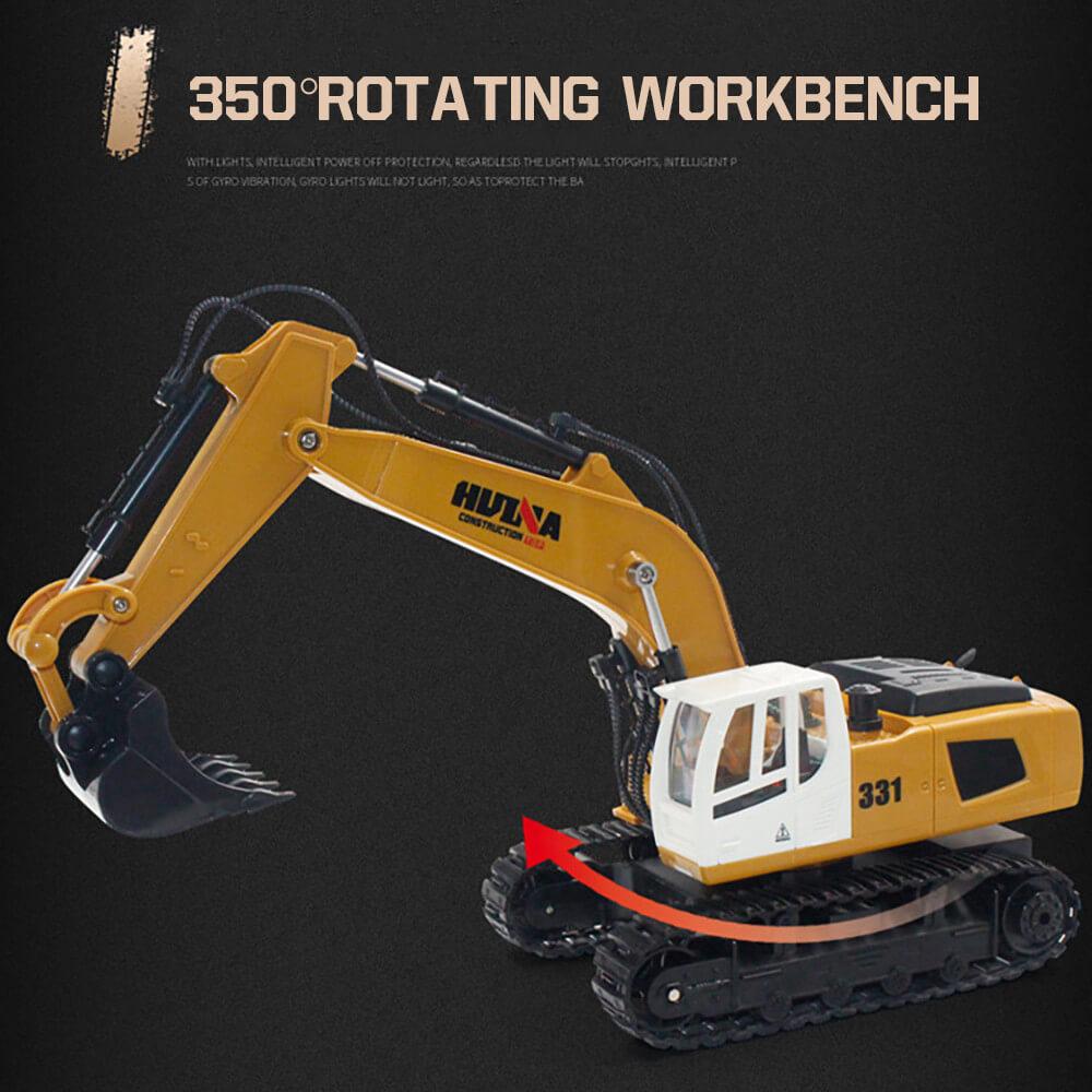 8 Channels Full Functional Excavator Electric Remote Control Construction Tractor