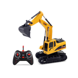 1:24 Scale Heavy Remote Control Excavator Construction Vehicle High Replica 6 Channels