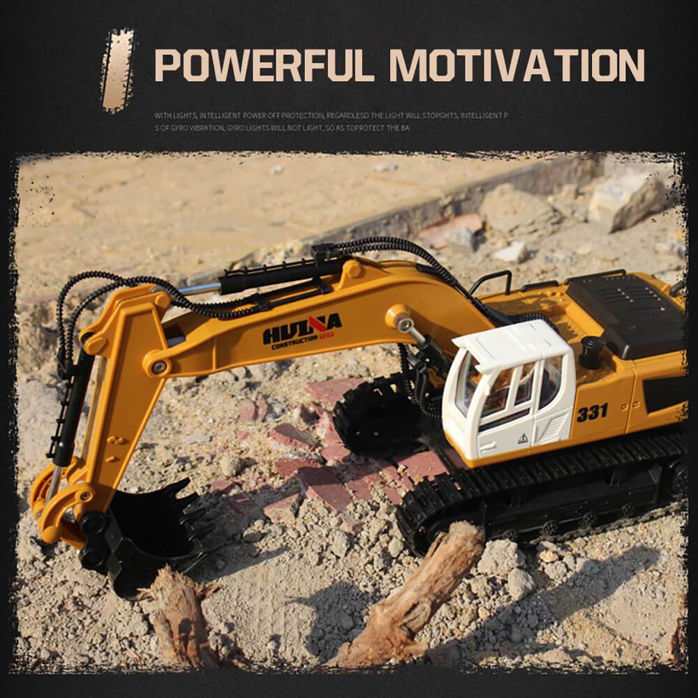 8 Channels Full Functional Excavator Electric Remote Control Construction Tractor