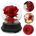 Rose Light Aromatherapy Oil Diffuser Christmas LED Rose Lamps
