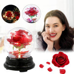 Rose Light Aromatherapy Oil Diffuser Christmas LED Rose Lamps