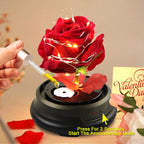 Rose Light Aromatherapy Oil Diffuser Christmas LED Rose Lamps