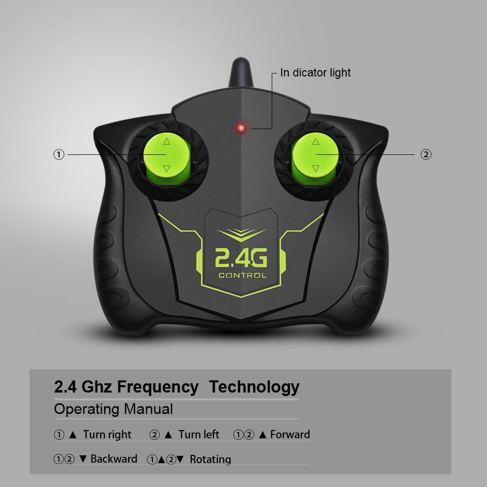 Radio Control Car 360° Rotation Deformation Off-Road Vehicle all-terrain Stunt Buggy