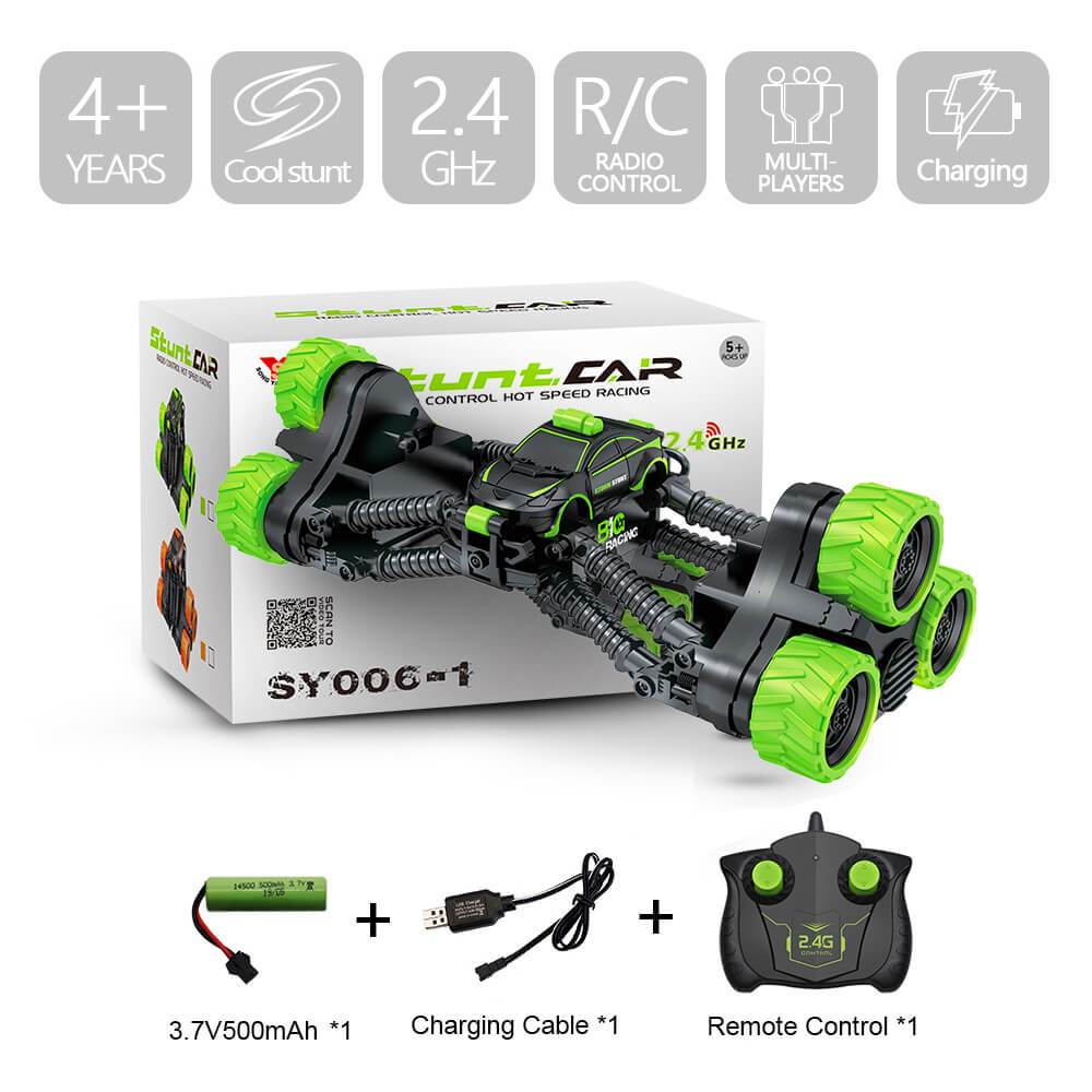 Radio Control Car 360° Rotation Deformation Off-Road Vehicle all-terrain Stunt Buggy