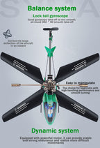 S107E Remote Control Helicopter 2.4GHz Gyro Altitude Hold Airplane RC Anti-Fall Plane