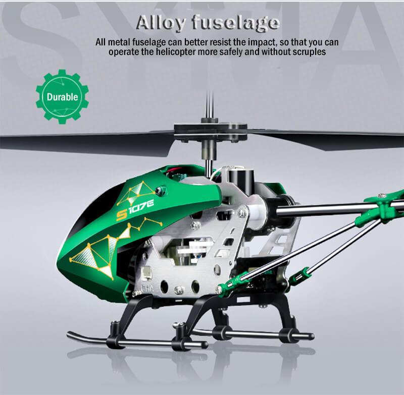 S107E Remote Control Helicopter 2.4GHz Gyro Altitude Hold Airplane RC Anti-Fall Plane